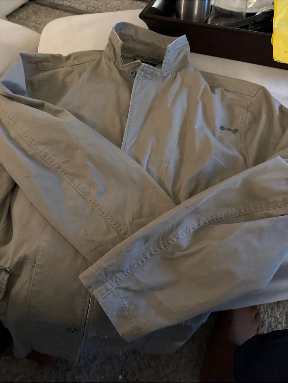 Tailored by Ambiguous Men’s Khaki Utility Jacket